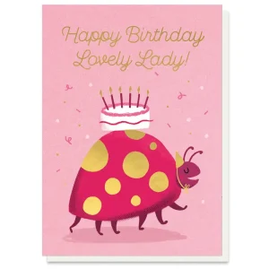 Lovely Ladybird Birthday Greetings Card by Stormy Knight