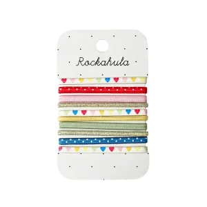 Rainbow Hearts Elastic Pony Pack by Rockahula