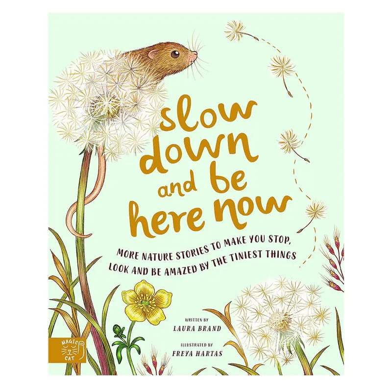 Slow Down and Be Here Now by Laura Brand & Freya Hartas