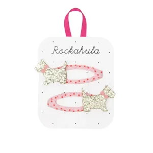 Spotty Scottie Dog Hair Clips by Rockahula