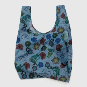 Standard Bag in Digital Denim Birds by Baggu