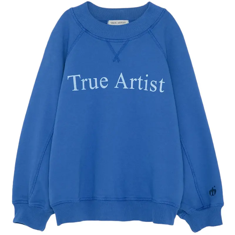 Sweatshirt n01 in Sapphire Blue by True Artist