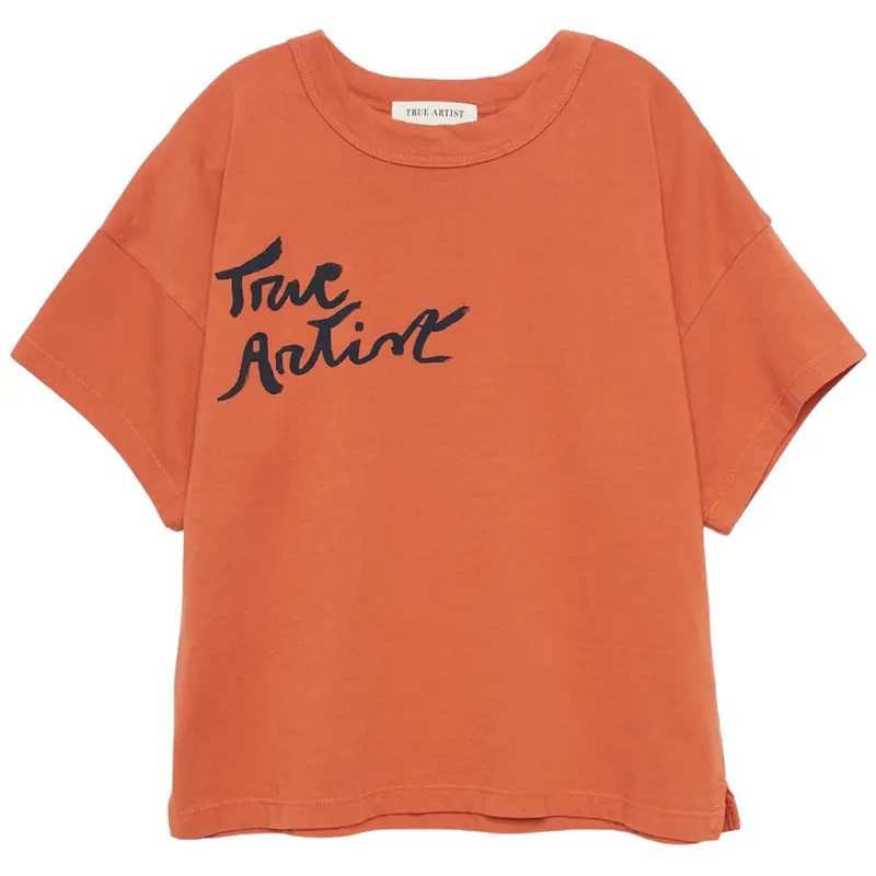 T-Shirt n01 in Brick Red by True Artist