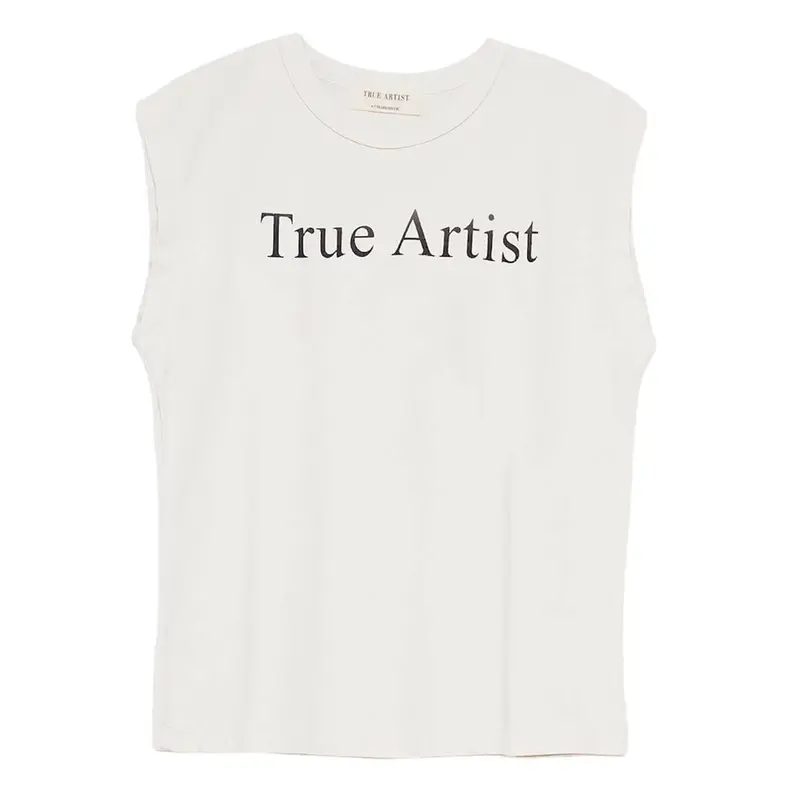 T-Shirt n07 in Ivory White by True Artist