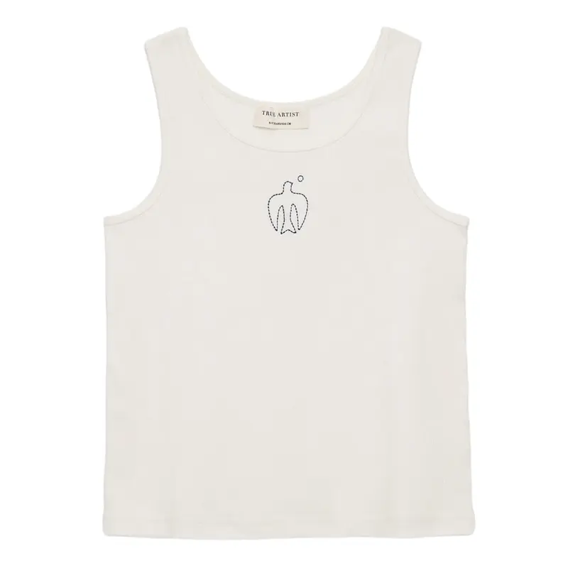 T-Shirt n09 in Ivory White by True Artist