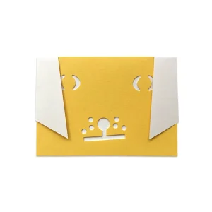 The Yellow Dog Greetings Card by Cut&Make