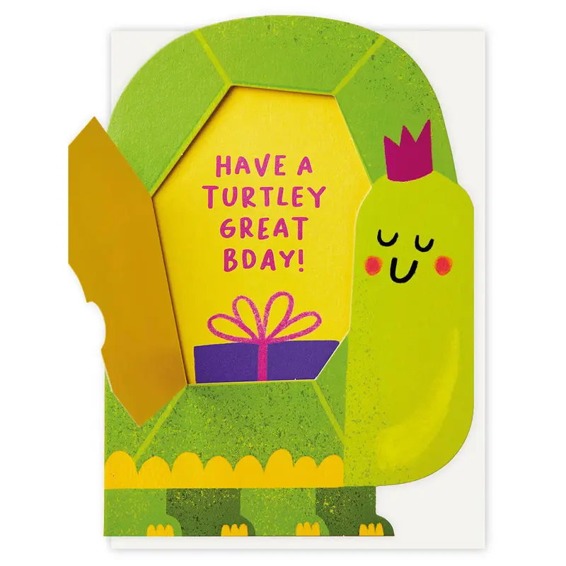Turtley Great Birthday Greetings Card by Stormy Knight