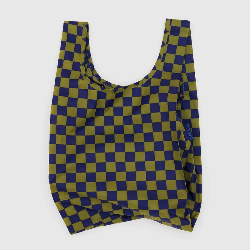 Baby Bag in Pear Navy Check by Baggu