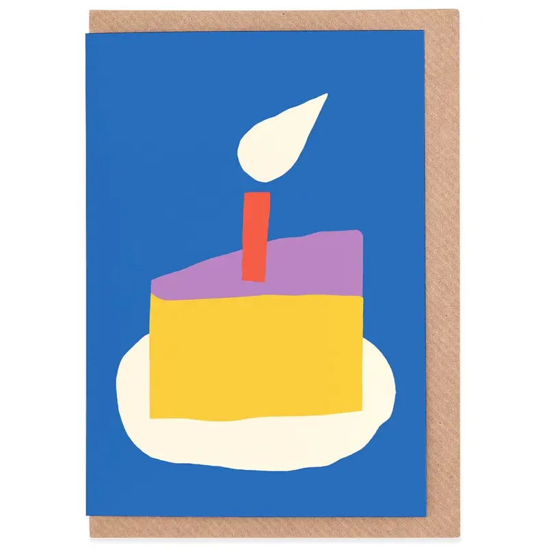 Birthday Cake Greetings Card by Sue Doeksen for Evermade