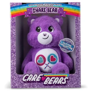 Care Bears Glitter Share Bear Medium (14") by Hasbro