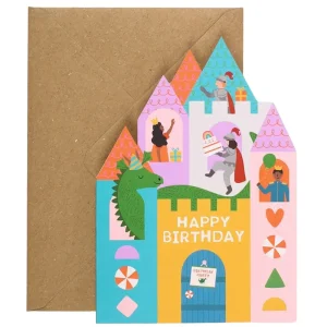 Castle Greetings Card by Mifkins