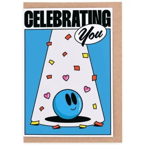 Celebrating You Greetings Card by Evermade