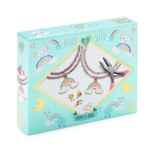 Kumihimo Rainbow You And Me Twin Bracelets Craft Kit by Djeco