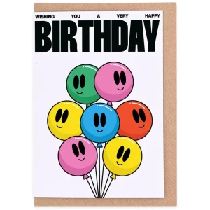 Wishing You A Happy Birthday Greetings Card by Evermade