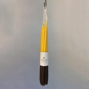 8 Celebration Extra Long Double-Dipped Birthday Candles in by Wax Atelier