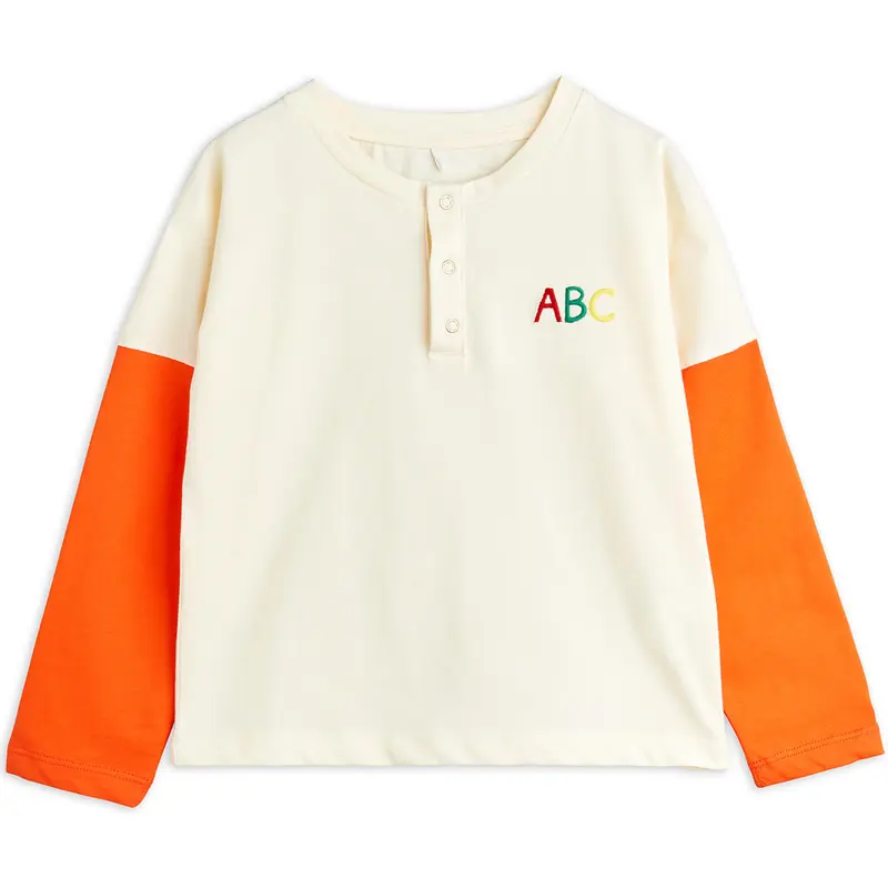 ABC Embroidered Grandpa T-Shirt by Mini Rodini