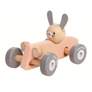 Bunny Racing Car in Pink by PlanToys