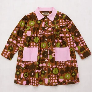 Corduroy Smock Dress in Acorn Playground by Misha & Puff - Last Ones In Stock - 2-6 Years