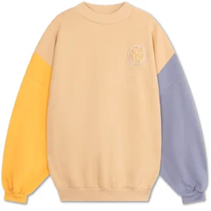 Crew Neck Sweater in Colour Block by Repose AMS - Last One In Stock - 4 Years