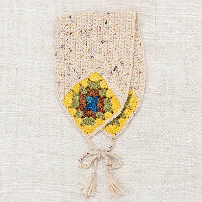 Crochet Headwarmer in Iris Confetti by Misha & Puff