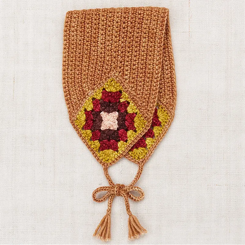 Crochet Headwarmer in Rose Gold by Misha & Puff