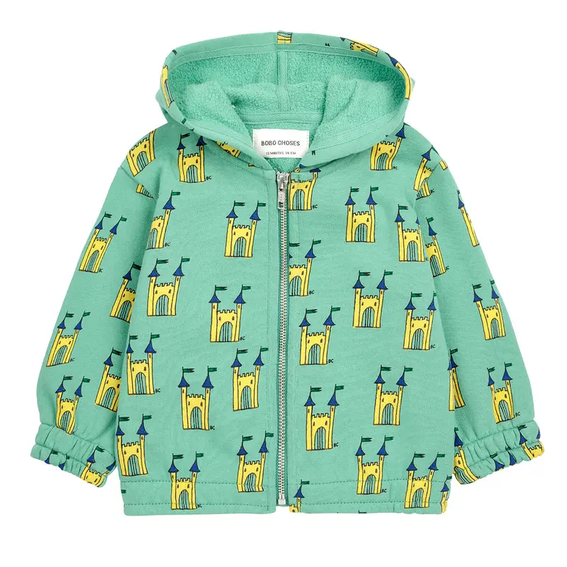 Faraway Castle AOP Zipped Baby Sweatshirt by Bobo Choses - Last One In Stock - 6 Months