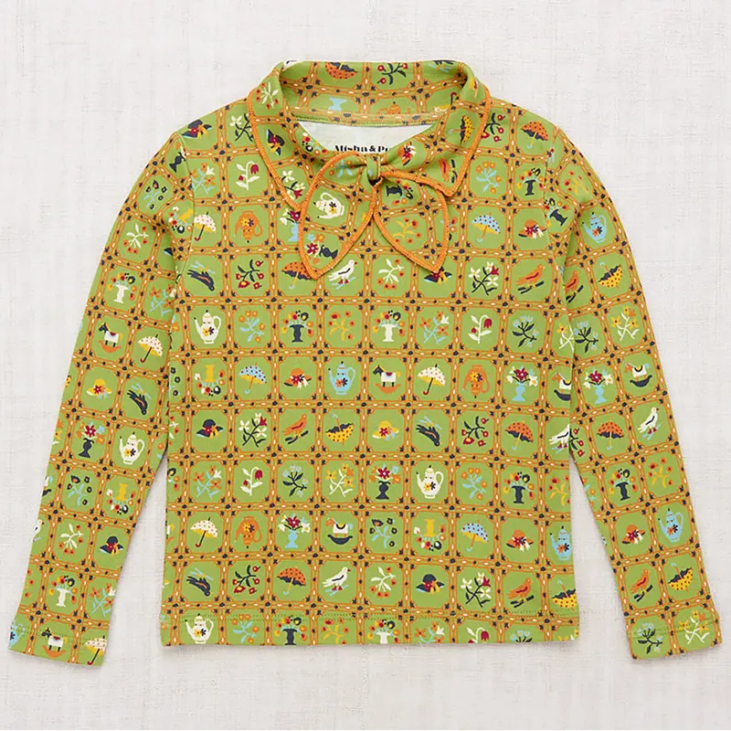 Junior Scout Top in Sprig Trellis by Misha & Puff - Last Ones In Stock - 8-10 Years