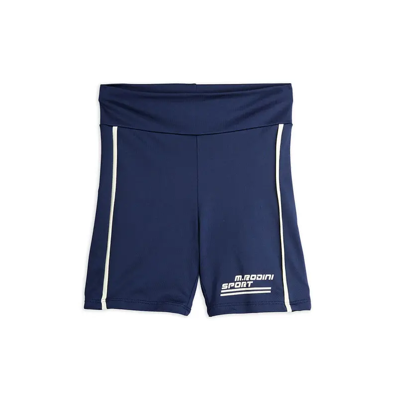 MR Sport Bike Shorts in Blue by Mini Rodini