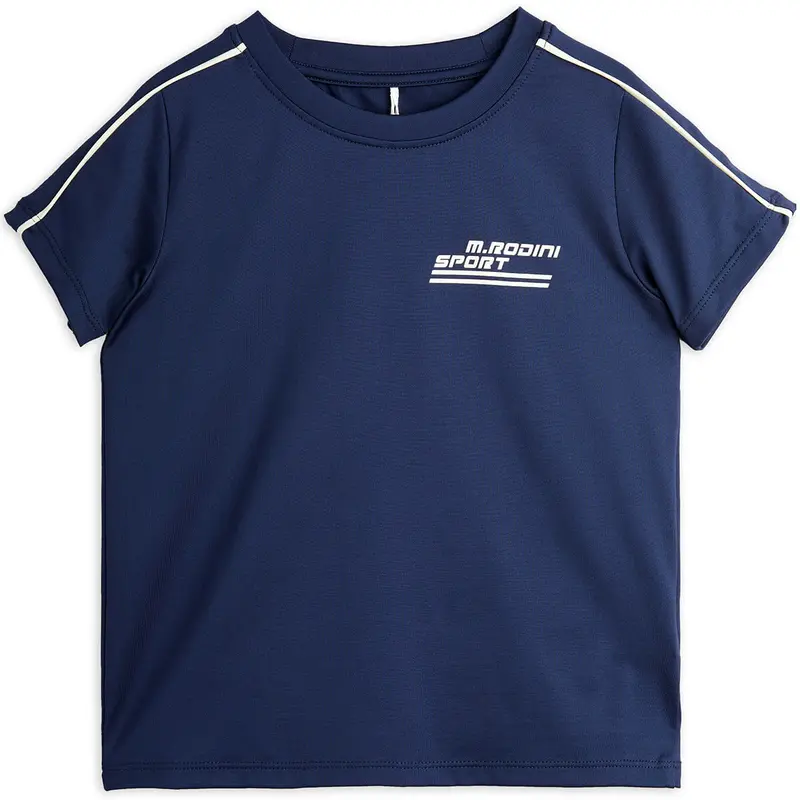 MR Sport Drapy T-Shirt in Blue by Mini Rodini