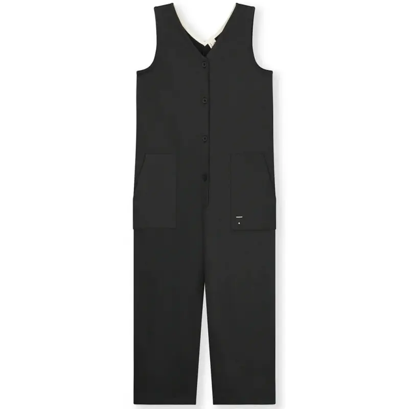 Sleeveless V Neck Suit in Nearly Black by Gray Label