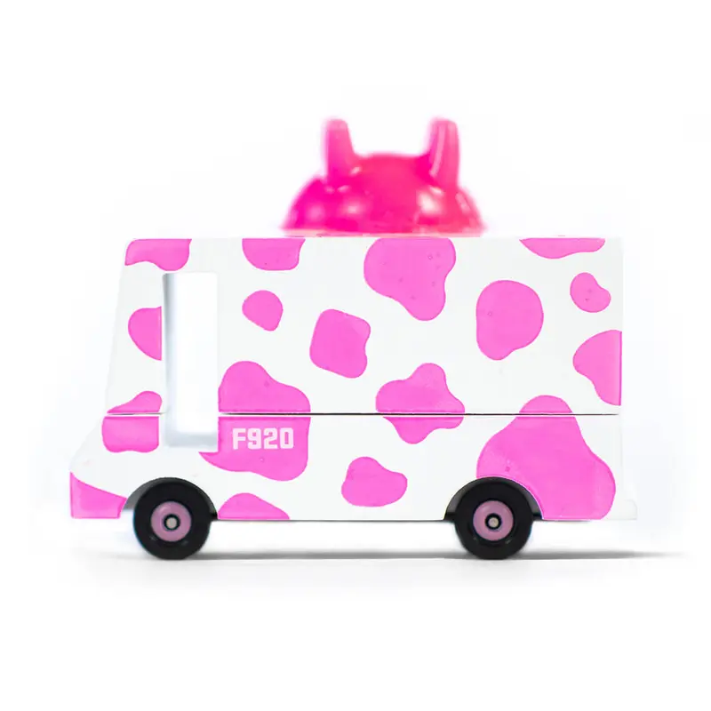 Strawberry Moo Milk Van Mini Candyvan By Candylab Toys