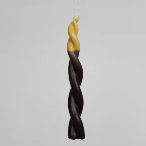 Twisted Double-Dipped Candle by Wax Atelier