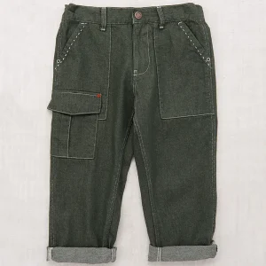 Utility Jeans in Sage Denim by Misha & Puff - Last Ones In Stock - 4-8 Years