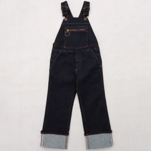 Zip Overall in Indigo Denim by Misha & Puff