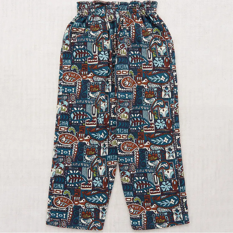 Camp Pant in Ink Groovy Paisley by Misha & Puff - Last Ones In Stock - 6-10 Years