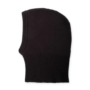 Eden Merino Wool Hood in Noir De Charbon by Collegien