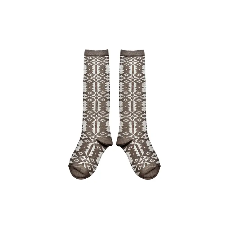 Eryri Long Socks in Morel / Wheat by Mabli - Last One In Stock - 4-6 Years