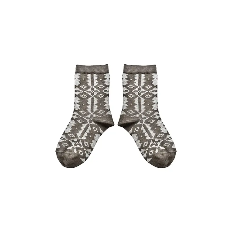 Eryri Short Socks in Morel / Wheat by Mabli