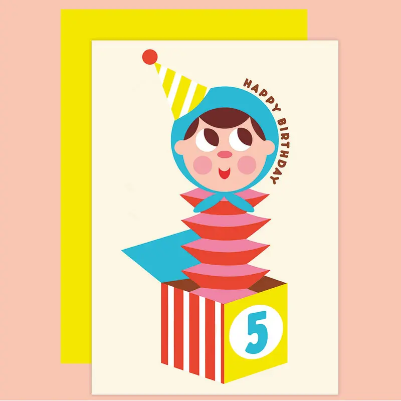 High Five Greetings Card by The Design Dealership