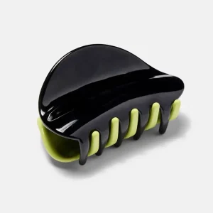 Juno Hair Claw in Black + Chartreuse by Chunks