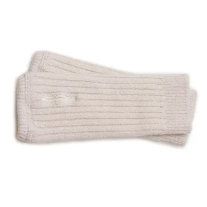 Madeleine Ribbed Wool Mittens in Doux Agneaux by Collegien