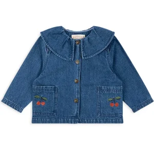 Magot Shirt in Blue Cherry by Konges Sljd - Last Ones In Stock - 2-6 Years