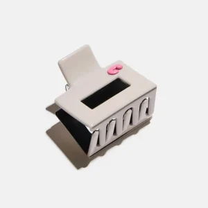 Midi Box Claw in Taupe + Black by Chunks