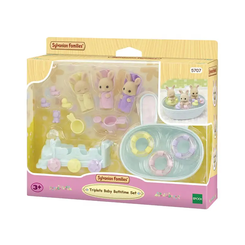 Milk Rabbit Triplets by Sylvanian Families