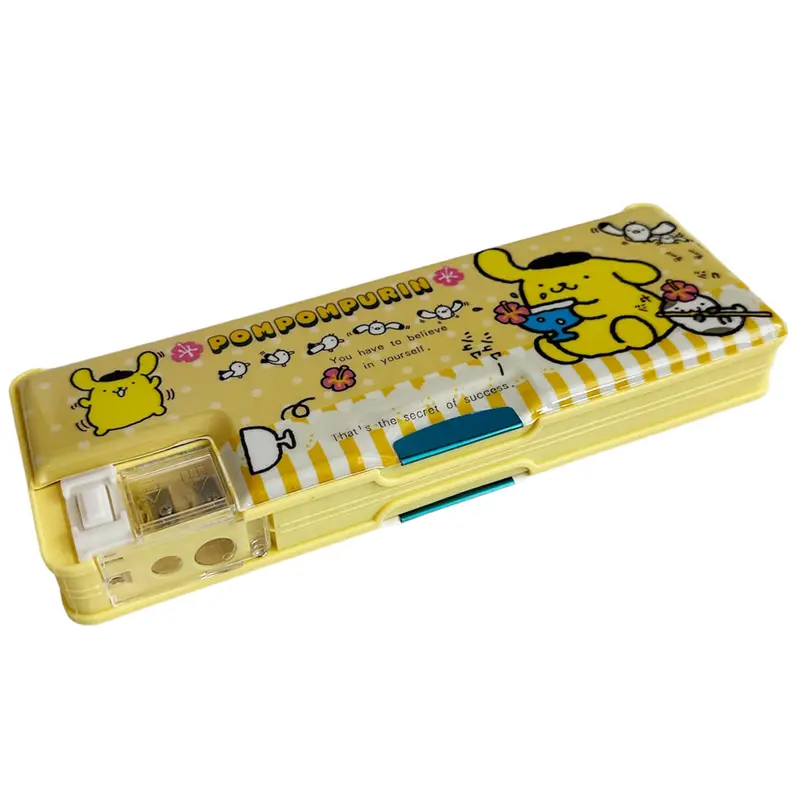 Pompompurin Retro 80s Style Vinyl Pencil Case by Sanrio