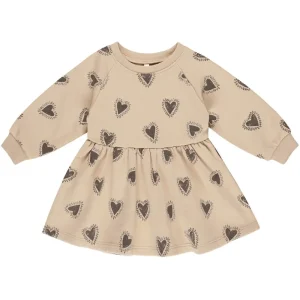 Raglan Dress in Hearts by Rylee & Cru - Last One In Stock - 2-3 Years