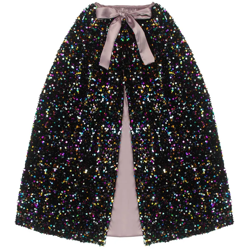 Rainbow Dazzle Sequin Cape by Mimi & Lula