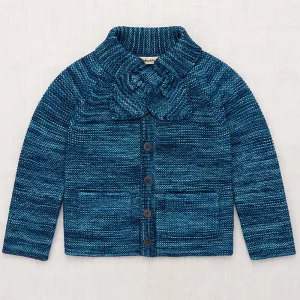 Scout Cardigan in Ocean Space Dye by Misha & Puff - Last Ones In Stock - 5-8 Years