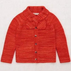 Scout Cardigan in Red Flame by Misha & Puff - Last Ones In Stock - 4-8 Years