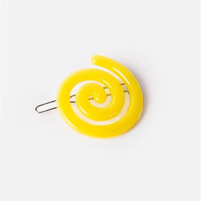 Spiral Clip in Yellow by Chunks